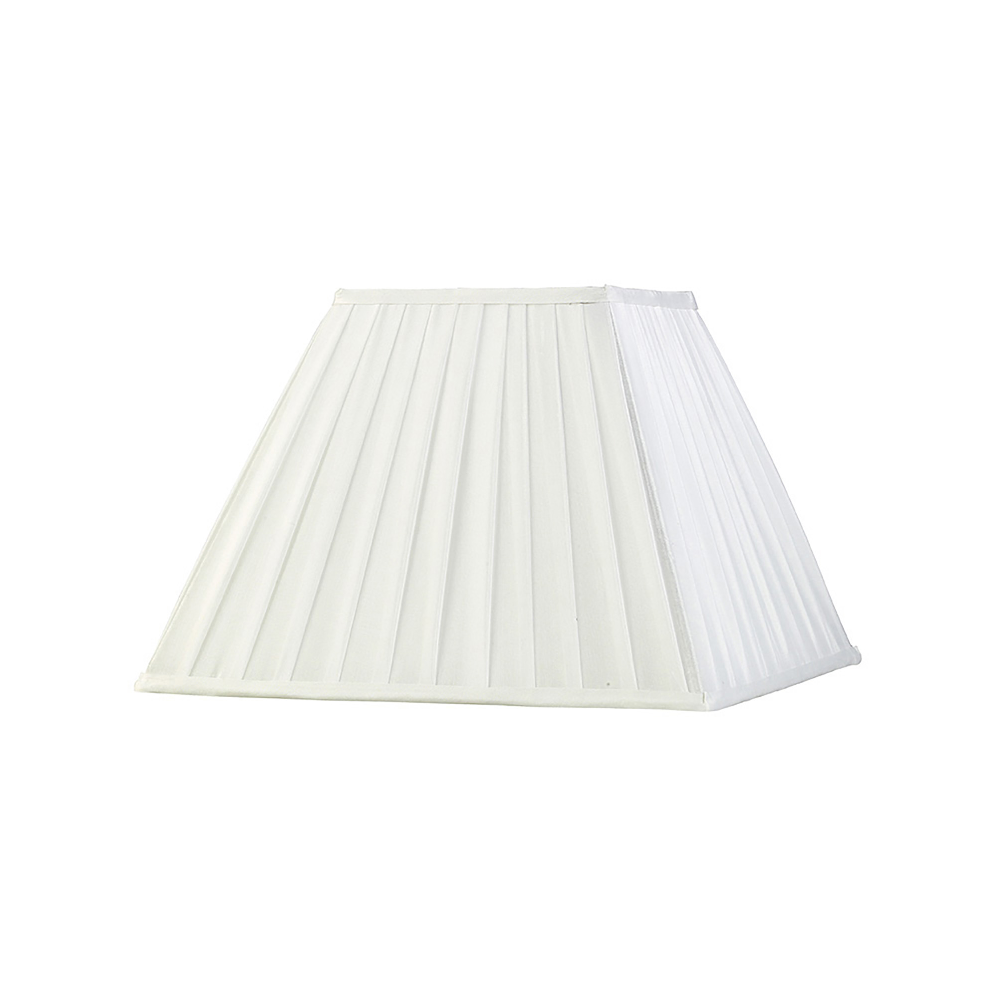 ILS20234  Leela 35cm Square Pleated Shade White